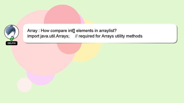 Array : How compare int[] elements in arraylist? смотреть онлайн