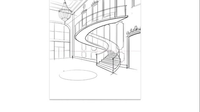Neo Classical Lobby | Concept Design Sketching in Photoshop | Architectural Sketching | HOW TO DRAW смотреть онлайн