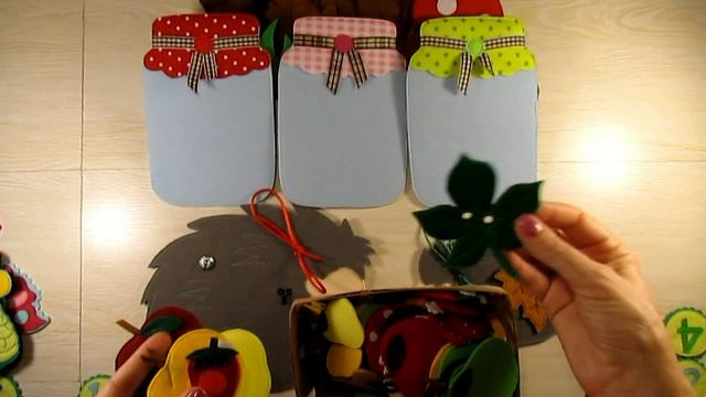 Сумочка из фетра "Пенёк" с развивающими элементами. Видео обзор. Bag craft. смотреть онлайн