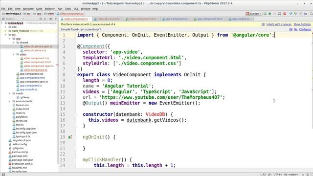 Angular Tutorial #23 - Constructor Injection смотреть онлайн