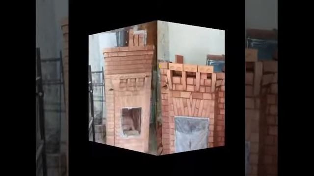 Печь камин с духовкой, сложен в г. Кострома. смотреть онлайн