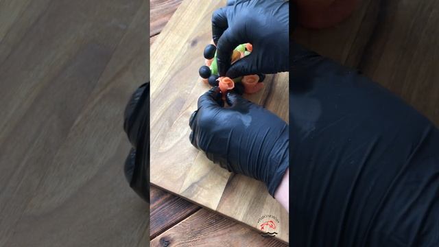 Как сделать креативный букет из рыбной нарезки смотреть онлайн