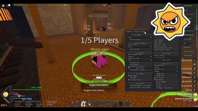 [PC] ROBLOX Project Slayers SCRIPT | Dungeon Farm + Mungen Train Farm E MAIS! смотреть онлайн