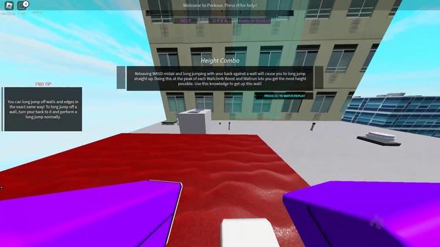 How to do advanced tutorial in roblox parkour смотреть онлайн