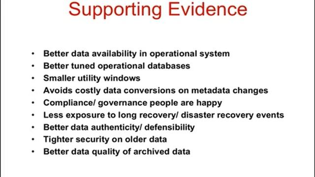 Building the Business Case for Database Archiving смотреть онлайн