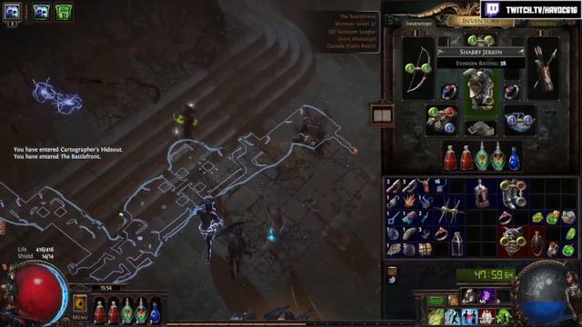 1:36:08 Caustic Arrow Toxic Rain Pathfinder A5 100% [3.20 PoE]