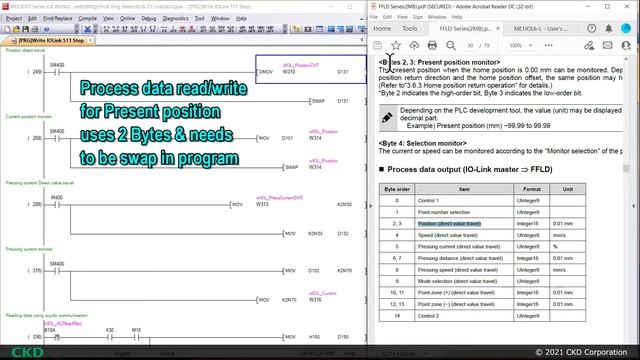 IO-Link interface program using Mitsubishi IO-Link master module ME1IO6L-L to control FFLD gripper смотреть онлайн