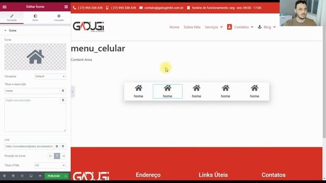 Menu de App no Wordpress utilizando Elementor. смотреть онлайн