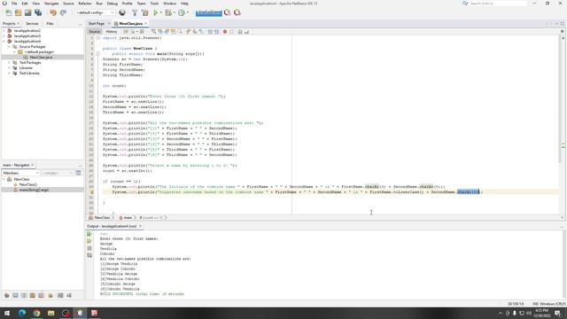 JavaScript program that ask user to input three names смотреть онлайн