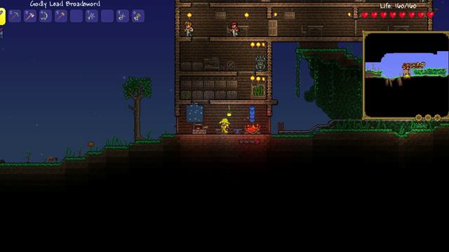 Terraria:How to make a reinforced fishing pole (Terraria 1.2.4.1) смотреть онлайн