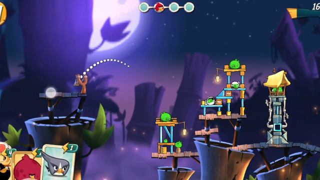 Angry birds 2 Level 44 to 46. 🐷 stole the bird's eggs. смотреть онлайн