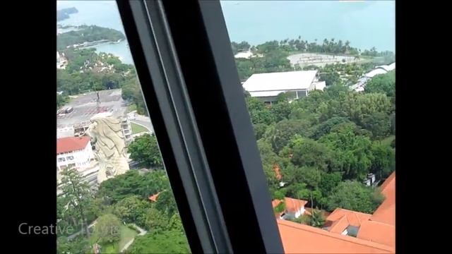 Tiger Sky Tower, Sentosa, Singapore (Complete Tour - 360 Degree View) смотреть онлайн