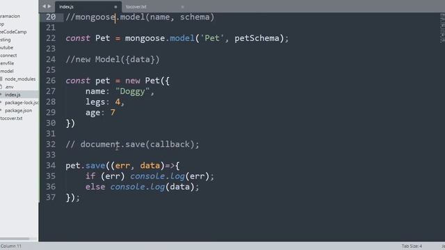 NodeJS - Mongoose Schemas, Models, and How to Save Records / Documents смотреть онлайн