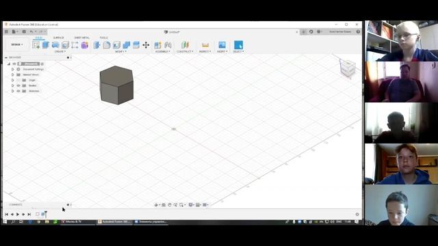 Дистанционное обучение. Построение простых моделей Autodesk Fusion 360. Технология, 5А смотреть онлайн