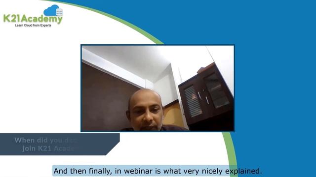 K21 Success Stories | Satish Certified Kubernetes Administrator Certified смотреть онлайн
