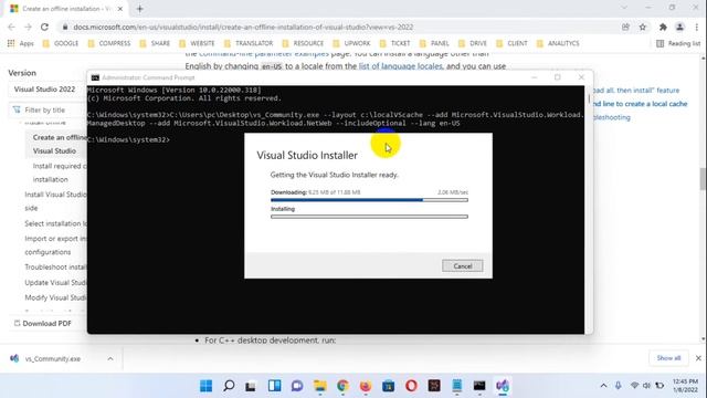 How to Create Offline Installer Visual Studio 2022 смотреть онлайн