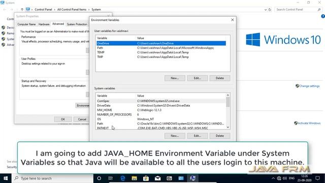 AdoptOpenJDK 15 Installation on Windows 10 and how to set JAVA_HOME Environment Variable смотреть онлайн