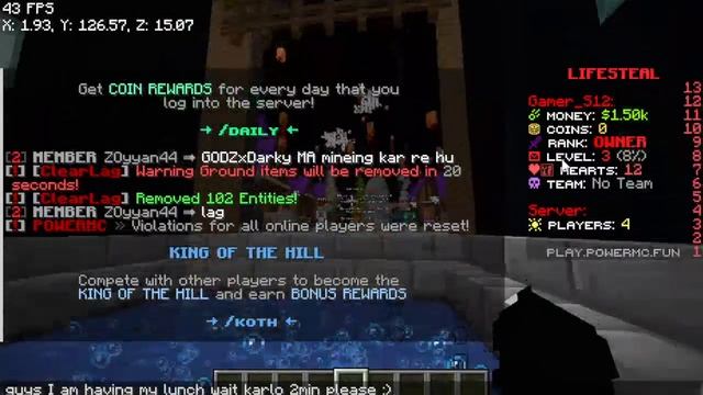 PowerMC 24/7, VIP Rank GiveAway, Join the Server Now! смотреть онлайн