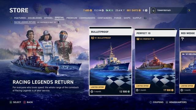 Racing Legends: Event Guide | World of Warships Legends | 4k смотреть онлайн