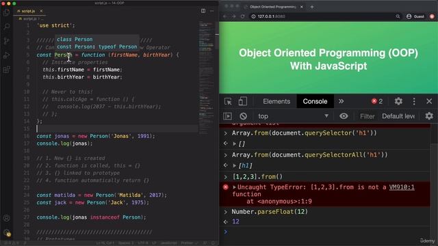Static Methods | JavaScript ? | Lecture 202 смотреть онлайн