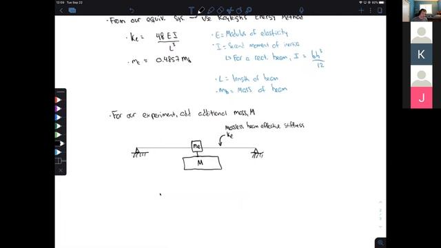 EGME 476A: Week 05 - Fundamental Frequency of a Beam Lecture смотреть онлайн