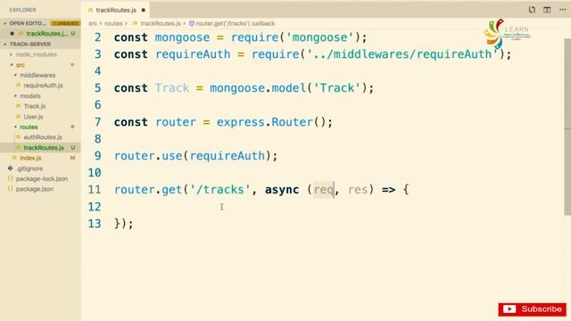 React Native and Hooks Course Building a Custom Express API Listing Tracks Part 138 смотреть онлайн