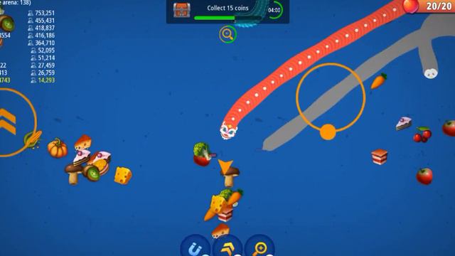 WormsZone.io Dangerous Dragon worm 🐍🐍// Biggest Dragon Slither worm 🐍🐍// #wormszone #worldgamershub смотреть онлайн