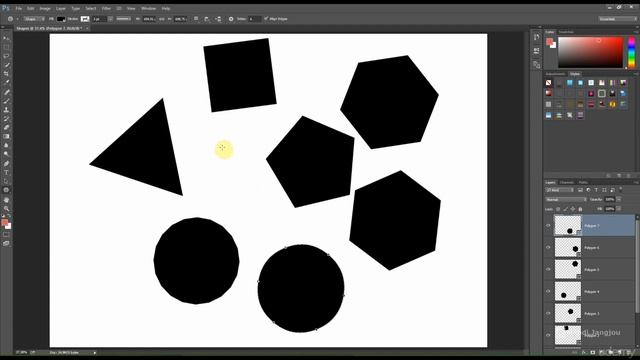Polygons And Stars In Adobe Photoshop CC | Mastering Shapes In Adobe Photoshop CC
