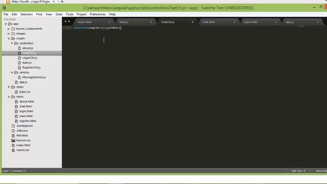 Uvod u AngularJS - Projekt 2 - Priprema za login sustav смотреть онлайн
