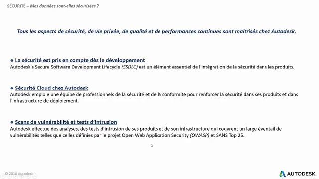 Kit Collaboration AutoCAD : Mes données sont-elles sécurisées ? смотреть онлайн