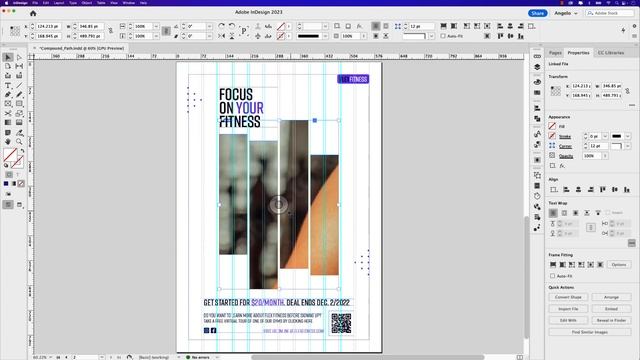 How to place a single image in multiple frames using Adobe InDesign смотреть онлайн