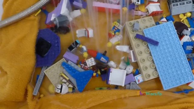 Jak umyć klocki LEGO z kurzu, drobne części, jak oczyścić klocki? Czyszczenie klocków LEGO. смотреть онлайн