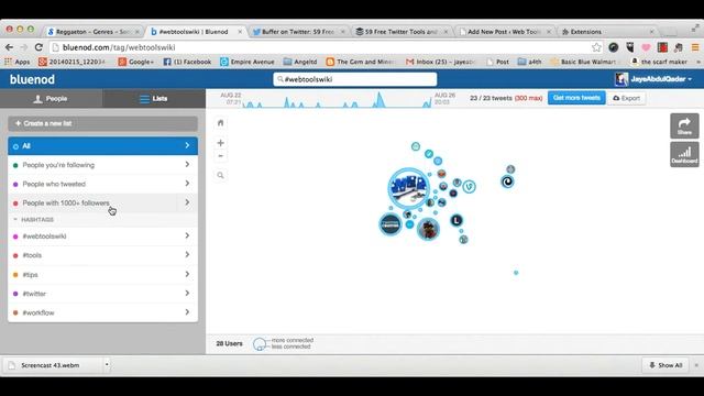 How to Visualise Your Twitter Communities with @BlueNod #Tutorial смотреть онлайн