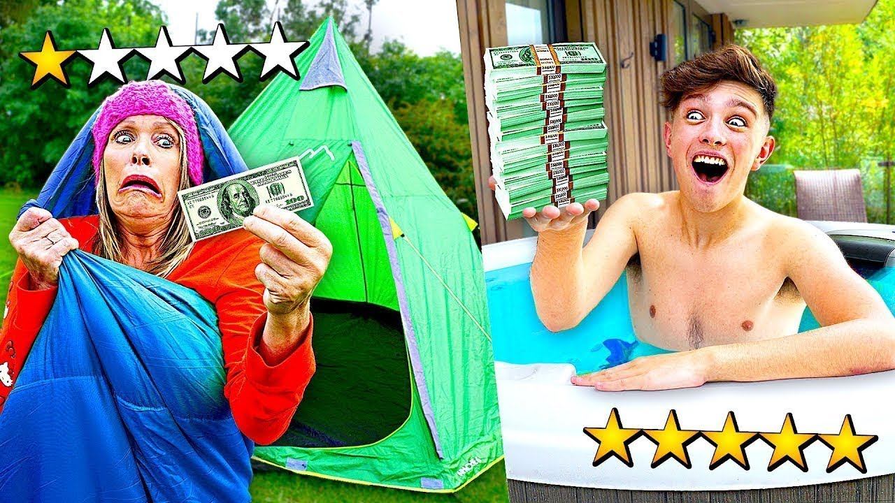 ВЫХОДНОЙ ЗА 6000 VS ВЫХОДНОЙ ЗА 600 000 РУБЛЕЙ ЧЕЛЛЕНДЖ смотреть онлайн