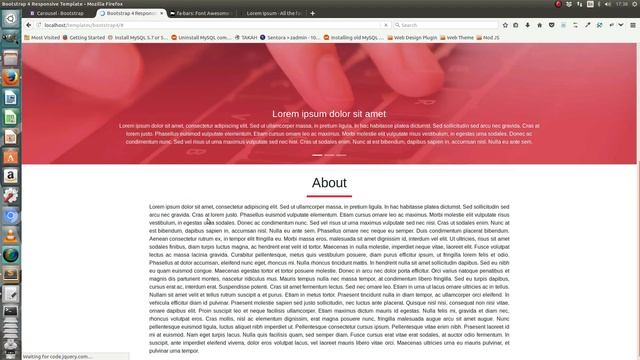 How To Create Responsive Website Step by Step Using Bootstrap смотреть онлайн