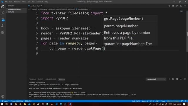 How to Create Audio book from PDF in Python | Python Text To Speech | Mini Project For Beginners смотреть онлайн