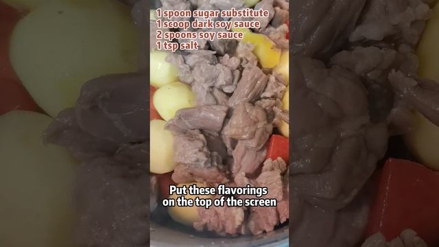 Fat Loss Meal /Chinese Cooking/ Potato Tomato Beef