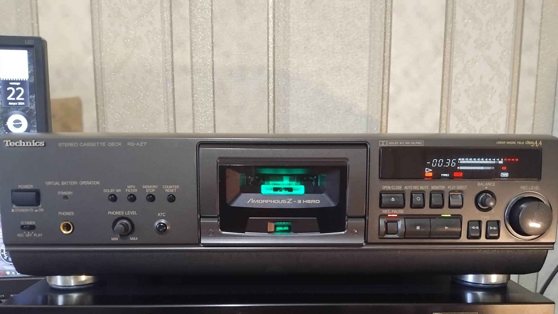 Демонстрация работы Technics RS-AZ7.