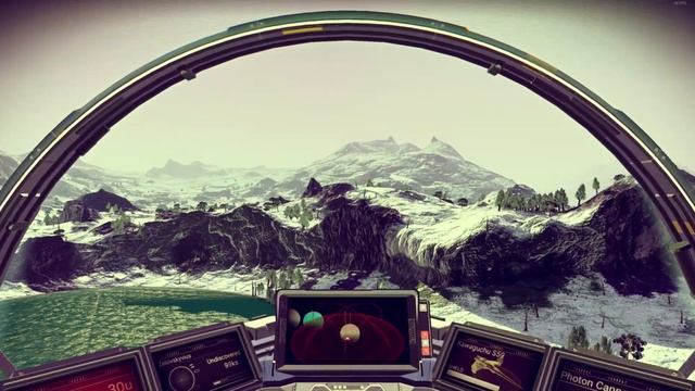 Setting down on a verdant icy world (No Man's Sky Foundation 1.1) смотреть онлайн