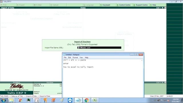 Excel to Tally Master Ledger & Day Books смотреть онлайн