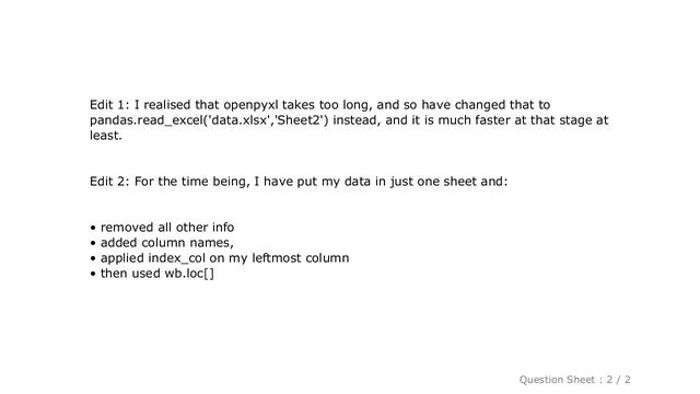 Pandas : Python Pandas dataframe reading exact specified range in an excel sheet смотреть онлайн