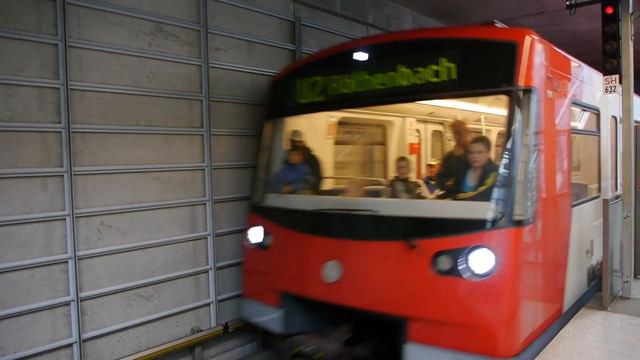 U-Bahn Nürnberg Bahnhof Flughafen U2 [HD] смотреть онлайн