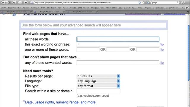 Google Advanced Search Tips смотреть онлайн