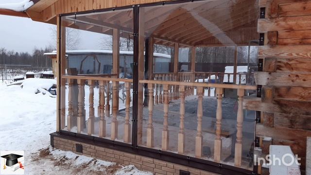 Мягкие (гибкие, жидкие ) окна из плёнки для защиты от снега смотреть онлайн