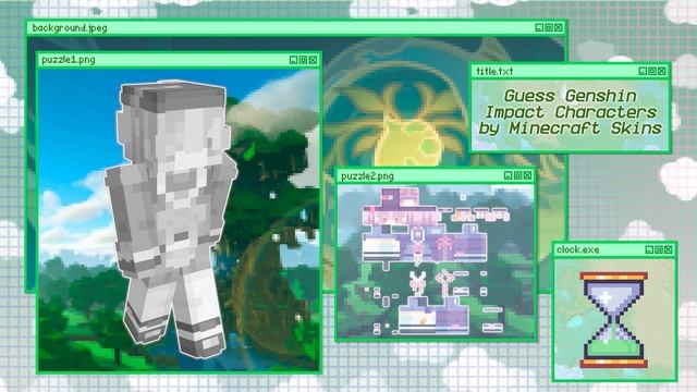 Guess your Main by Minecraft Skin! [Genshin Impact Quiz] смотреть онлайн