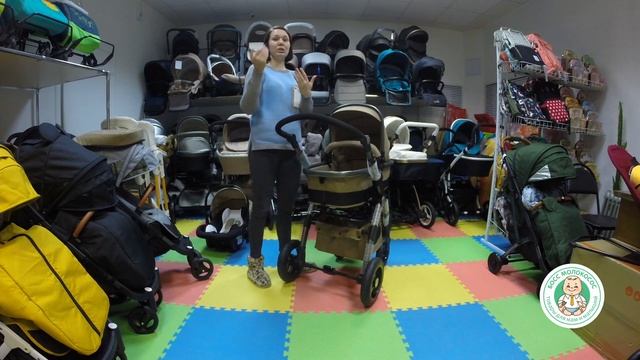 Коляска 3в1 Luxmom G600 надувные колеса смотреть онлайн