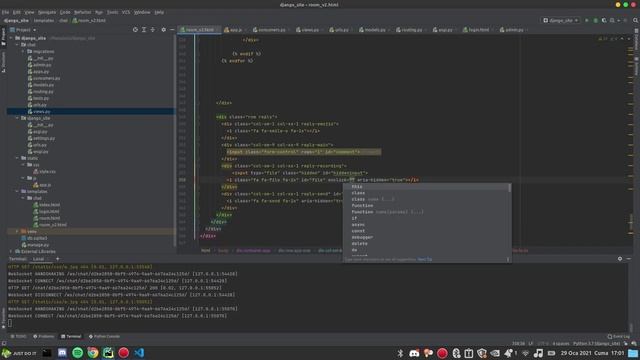 6 - Django Channels ile Chat Uygulaması: Mesajların Veritabanına Kaydı ve Dosya Seçme смотреть онлайн
