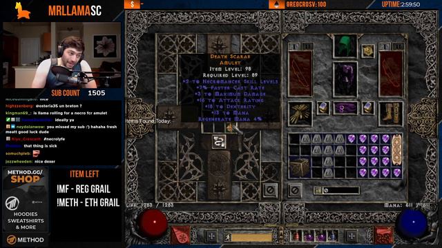 Diablo 2 - Amulet Crafting Session!! смотреть онлайн