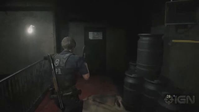 Геймплей за Леона Кеннеди в Resident Evil 2 (Remake) от IGN смотреть онлайн