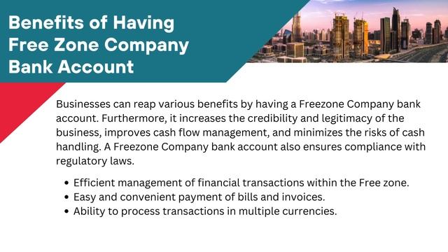 Free Zone Company Bank Account Opening смотреть онлайн